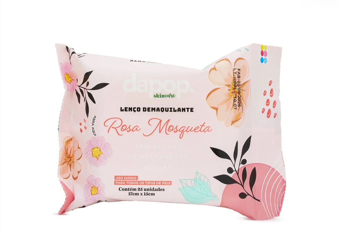 Toalla Desmaquilladora Rosa Mosqueta DAPOP.