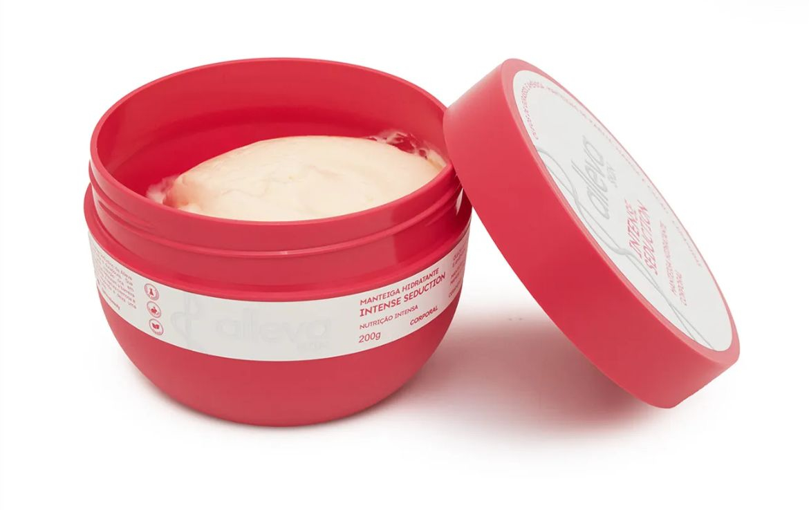Manteca hidratante Alleva Intense Seduction 200g.