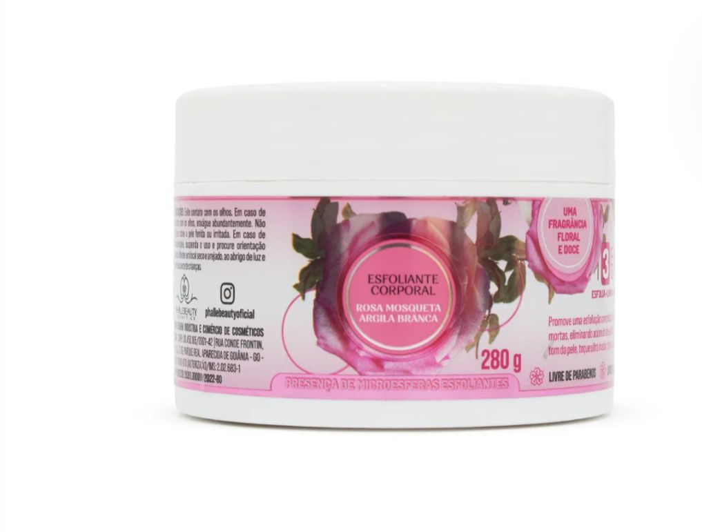 Exfoliante Rosa Mosqueta 3 en 1 280g Phallebeauty
