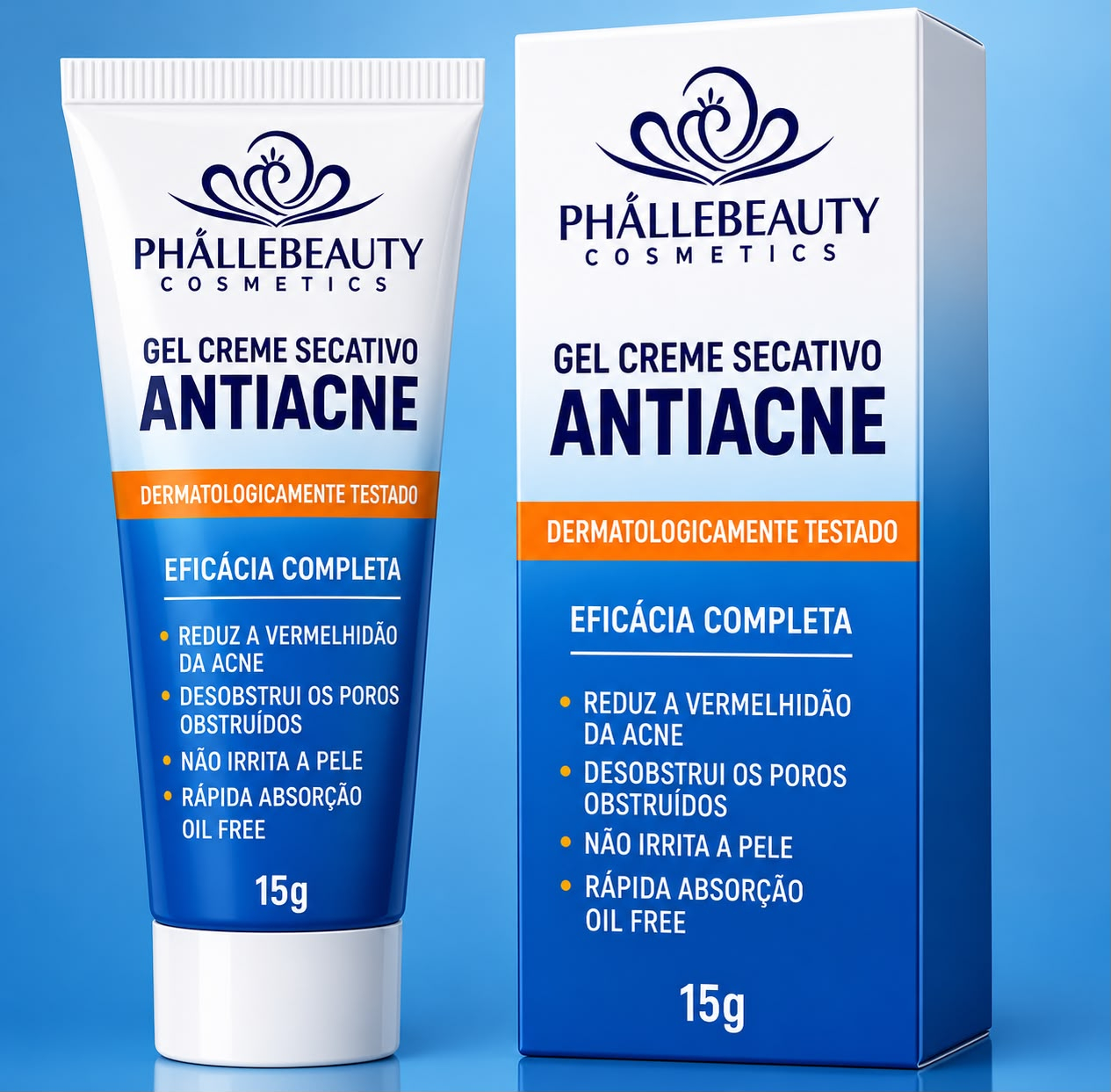 Gel Crema Secativo Antiacné de Phállebeauty.
