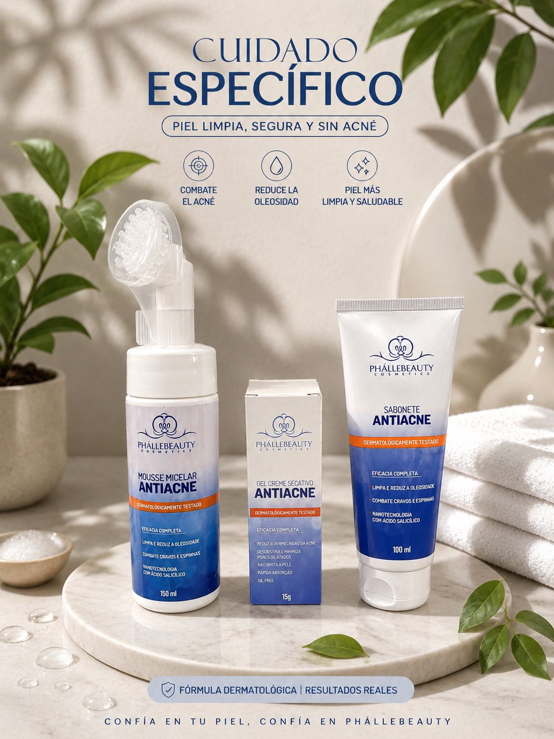 Kit Completo Antiacné PHALLEBEAUTY