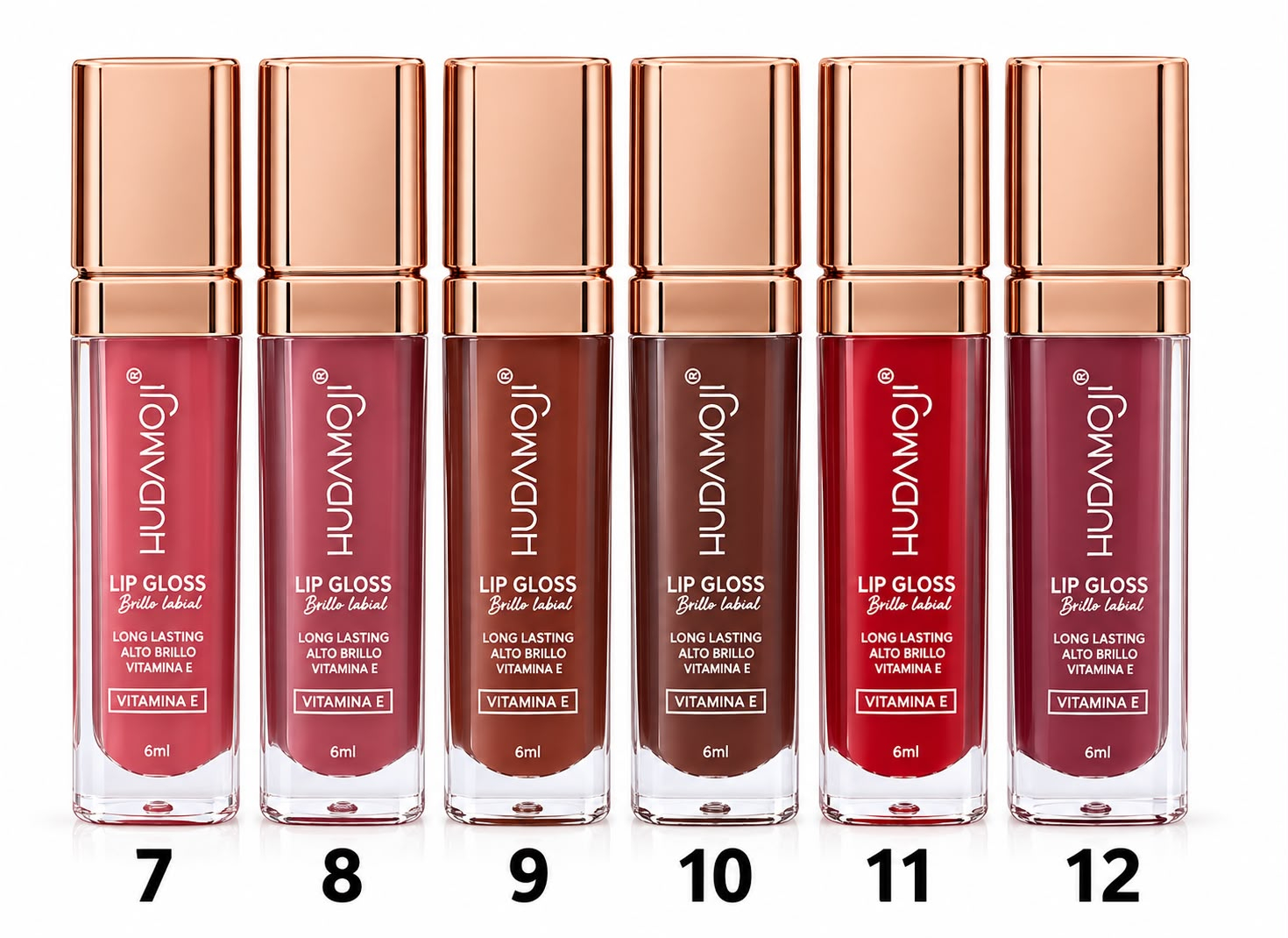 Lip Gloss Intense Shine Hudamoji - Tono N.º 10