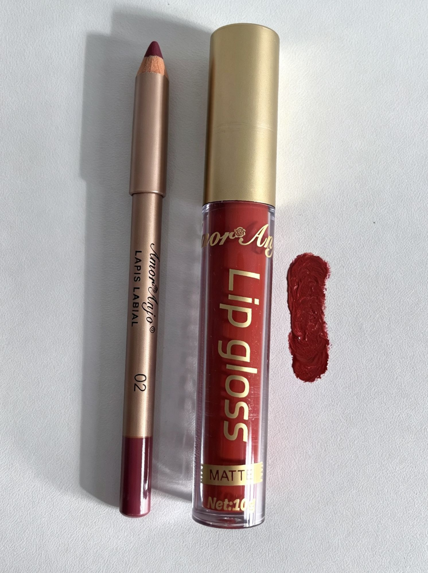 Lip Gloss + Lápiz Labial - Lip Gloss + Lápiz Labial N.º 2