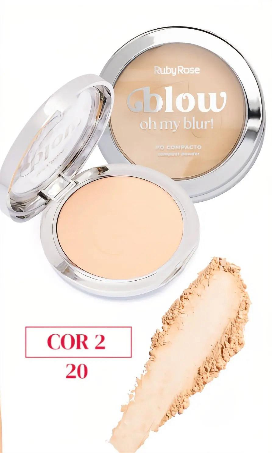 Polvo Compacto Ruby Rose Blow - P-BW 20