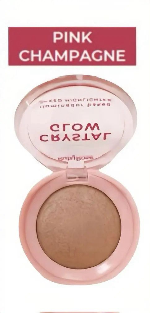 Iluminador CRYSTAL GLOW Ruby Rose. - PINK CHAMPAGNE